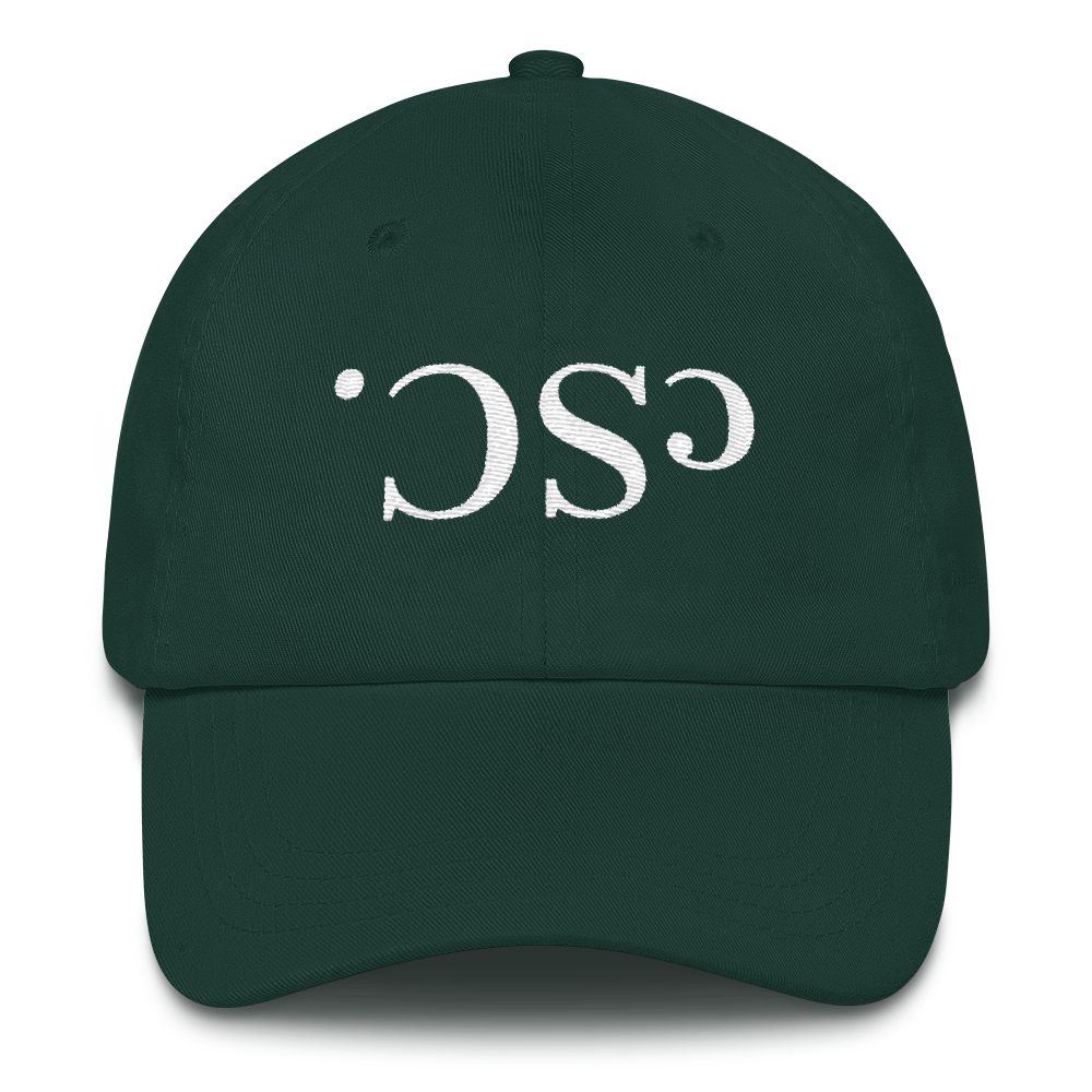 cSC. Inverted Text Logo Dad Hat (Limited)