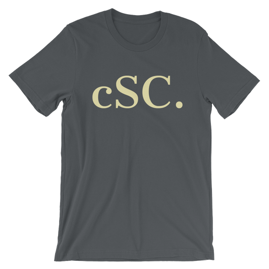 cSC. Text Logo Tee