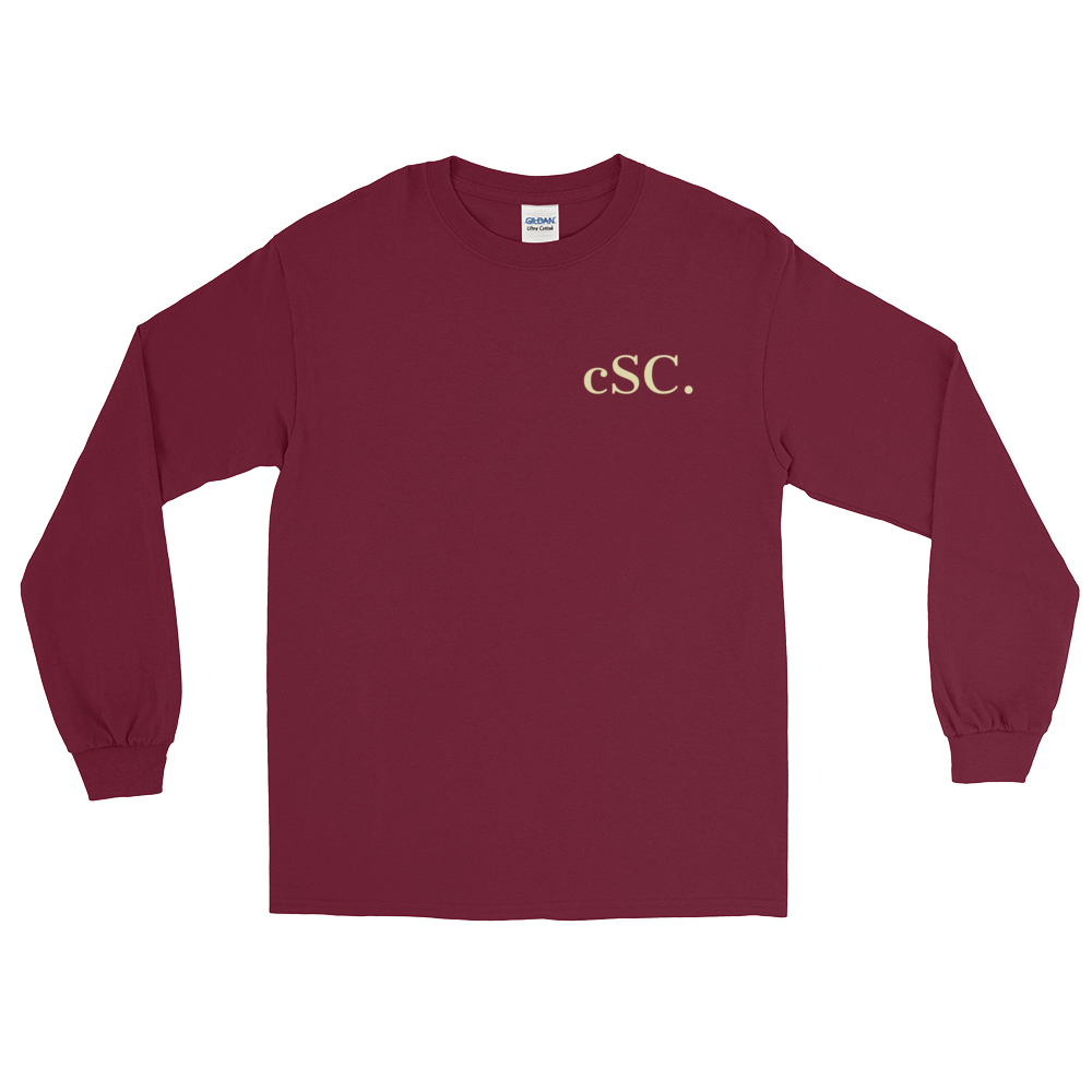 cSC. Text Logo Long Sleeve Tee