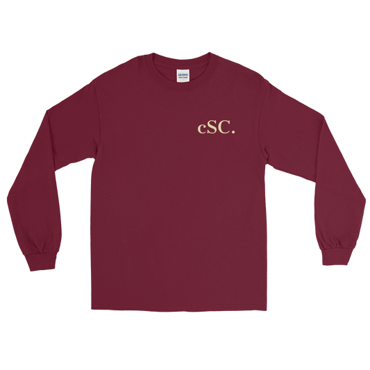 cSC. Text Logo Long Sleeve Tee