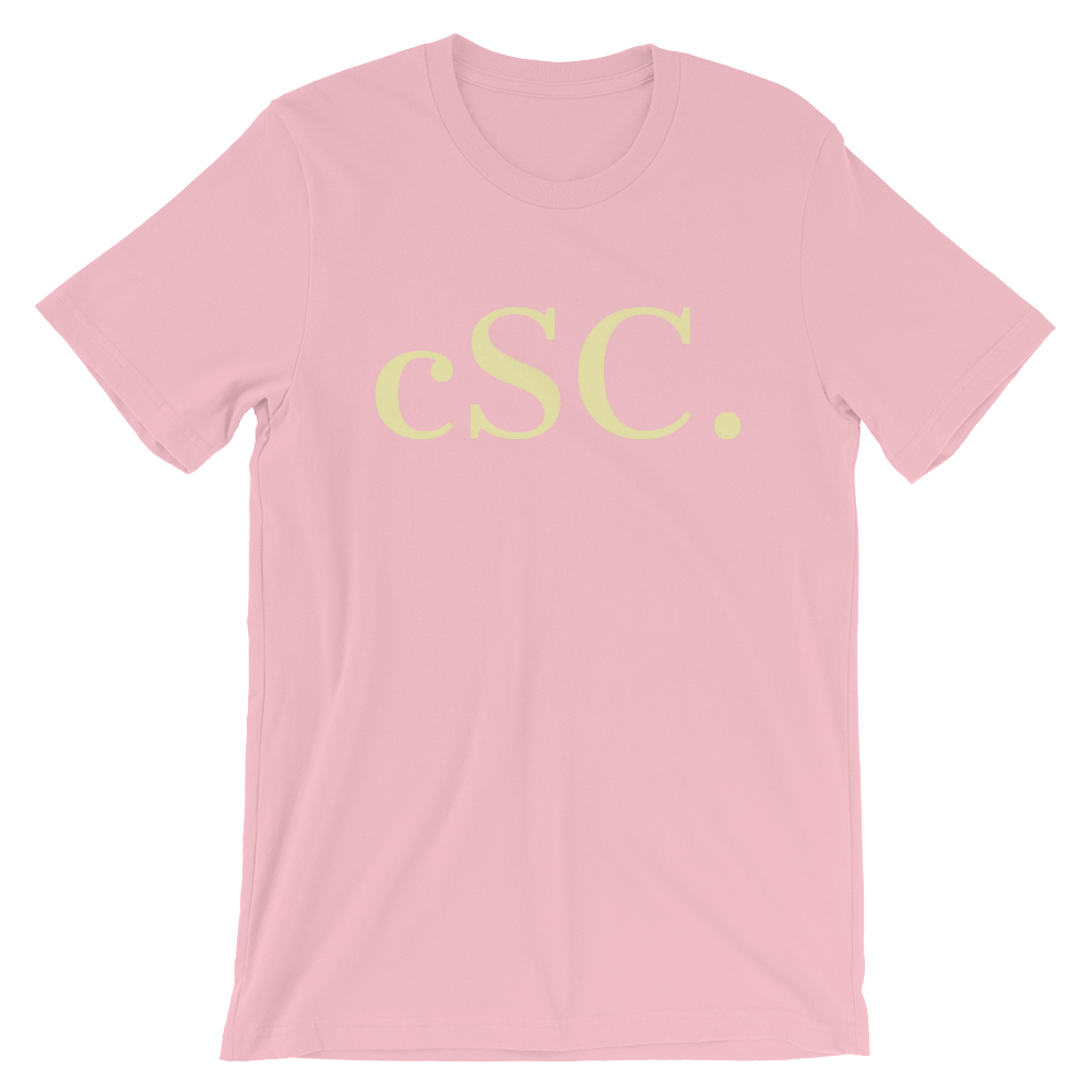 cSC. Text Logo Tee