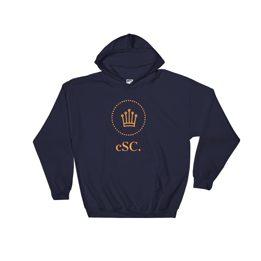 cSC. Orange Logo Hoodie